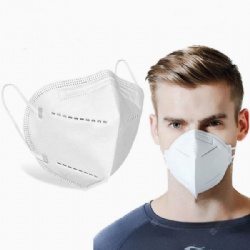 Máscaras desechables KN95 Mascarillas elásticas cómodas de Instock con filtro Meltblown Máscara facial kn95