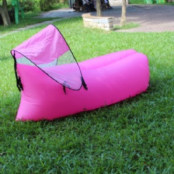 manufacturing air sofa  air bed  inflatable sofa  with sun canopy