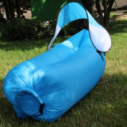 sofá de aire de blue camping silla con dosel